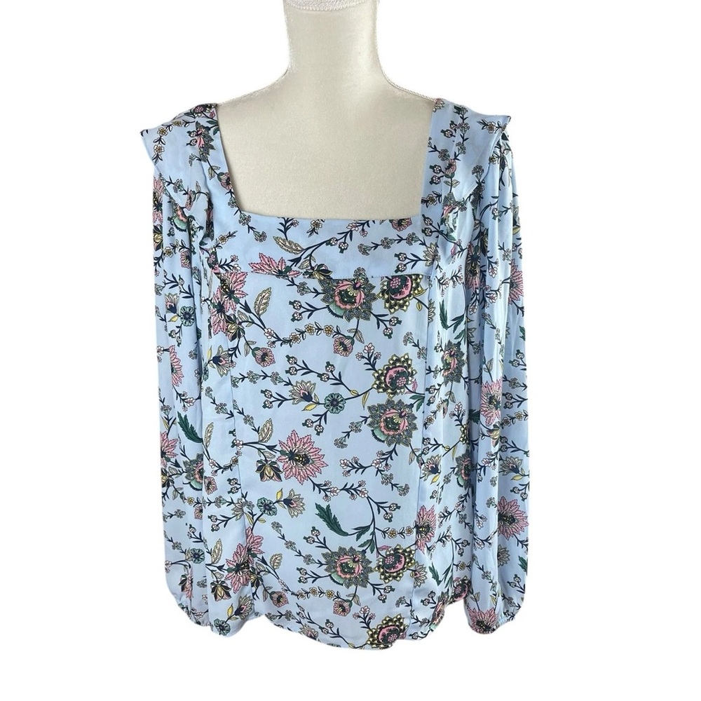 Banana Republic Floral Print Women's Top - Blue